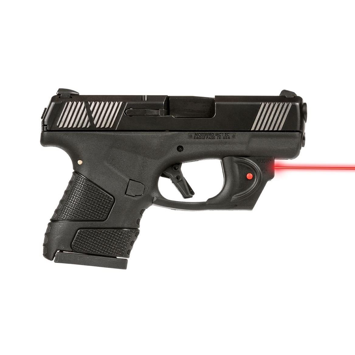 Viridian E-Series Red Laser sight for Mossberg MC1 SC Black Picture of Viridian Green Laser Viridian E-Series Red Laser sight for Mossberg MC1 in Box