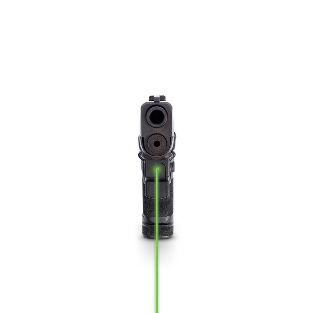 Viridian Essential Green Laser Sight for Springfield Hellcat Black Picture of Viridian Green Laser Viridian E Series Green Laser Black Springfield Hellcat