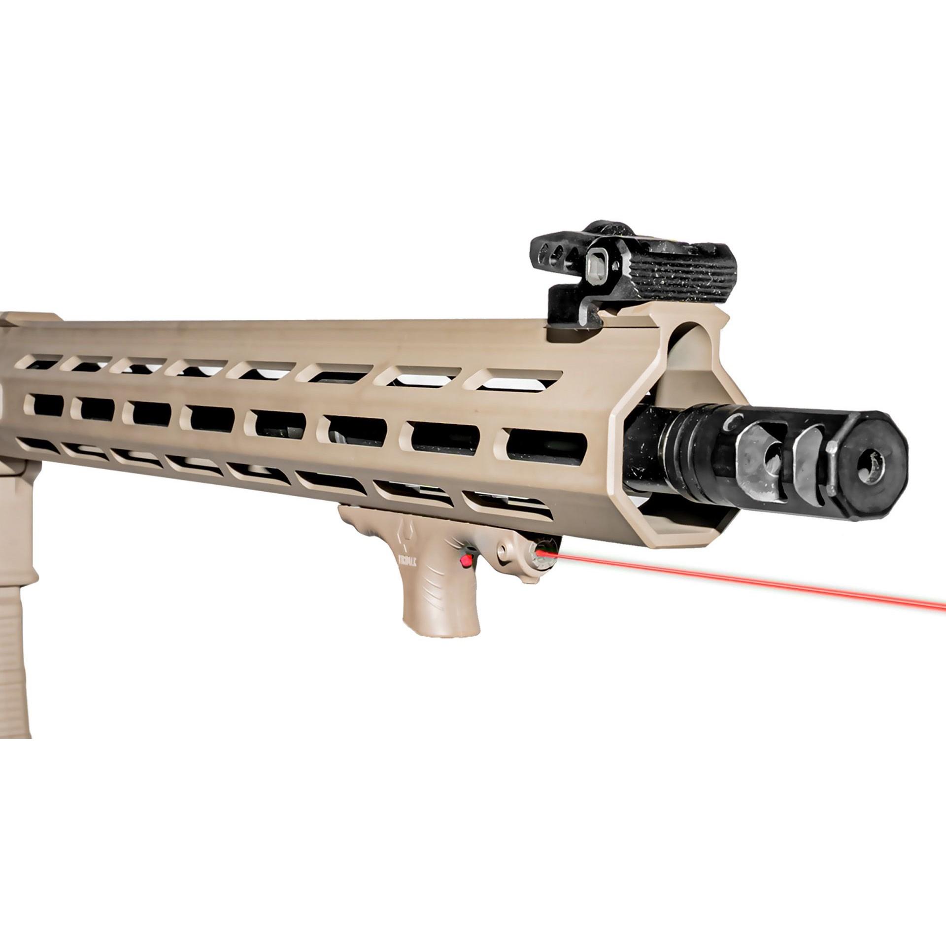 Viridian HS1 FDE Handstop with Red Laser M-Lok Mounting Picture of Viridian Green Laser Viridian HS1 Red Laser FDE M-Lok Mounting