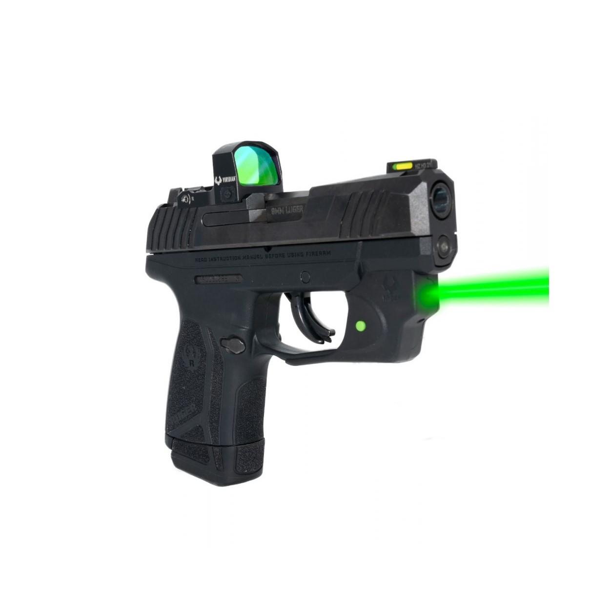 Viridian Essential Green Laser Sight for Ruger MAX-9 Picture of Viridian Green Laser Viridian E Series Green Laser Black Ruger MAX-9