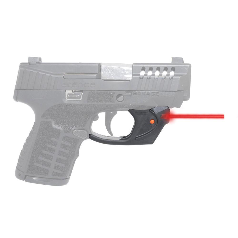 Viridian E Series Red Laser Sight for Savage Stance Black Picture of Viridian Green Laser Viridian Essential Red Laser Savage Stance Retail Box