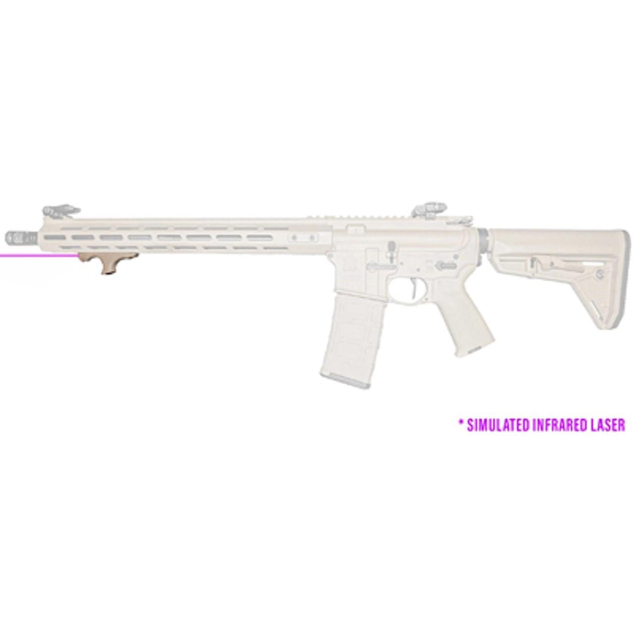 Viridian HS1 Hand Stop with Infrared Laser FDE with Picatinny Adapter Picture of Viridian Green Laser Viridian HS1 Infrared Laser FDE w/ Picatinny Adapter