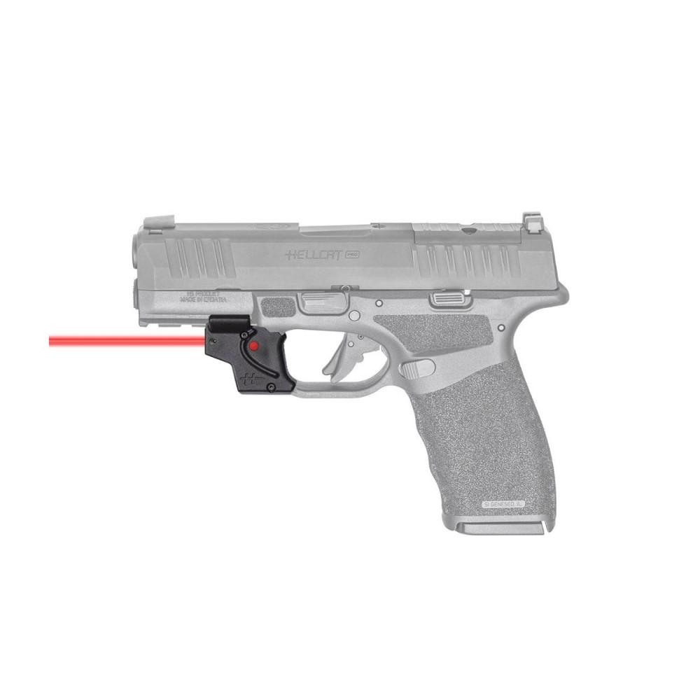 Viridian E Series Red Laser Sight for Springfield Hellcat Pro Black Picture of Viridian Green Laser Viridian E Series Red Laser Black Springfield Hellcat Pro