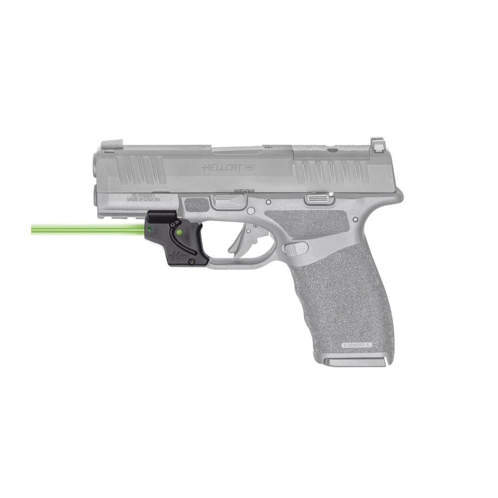 Viridian E Series Green Laser Sight for Springfield Hellcat Pro Black Picture of Viridian Green Laser Viridian E Series Green Laser Black Springfield Hellcat Pro