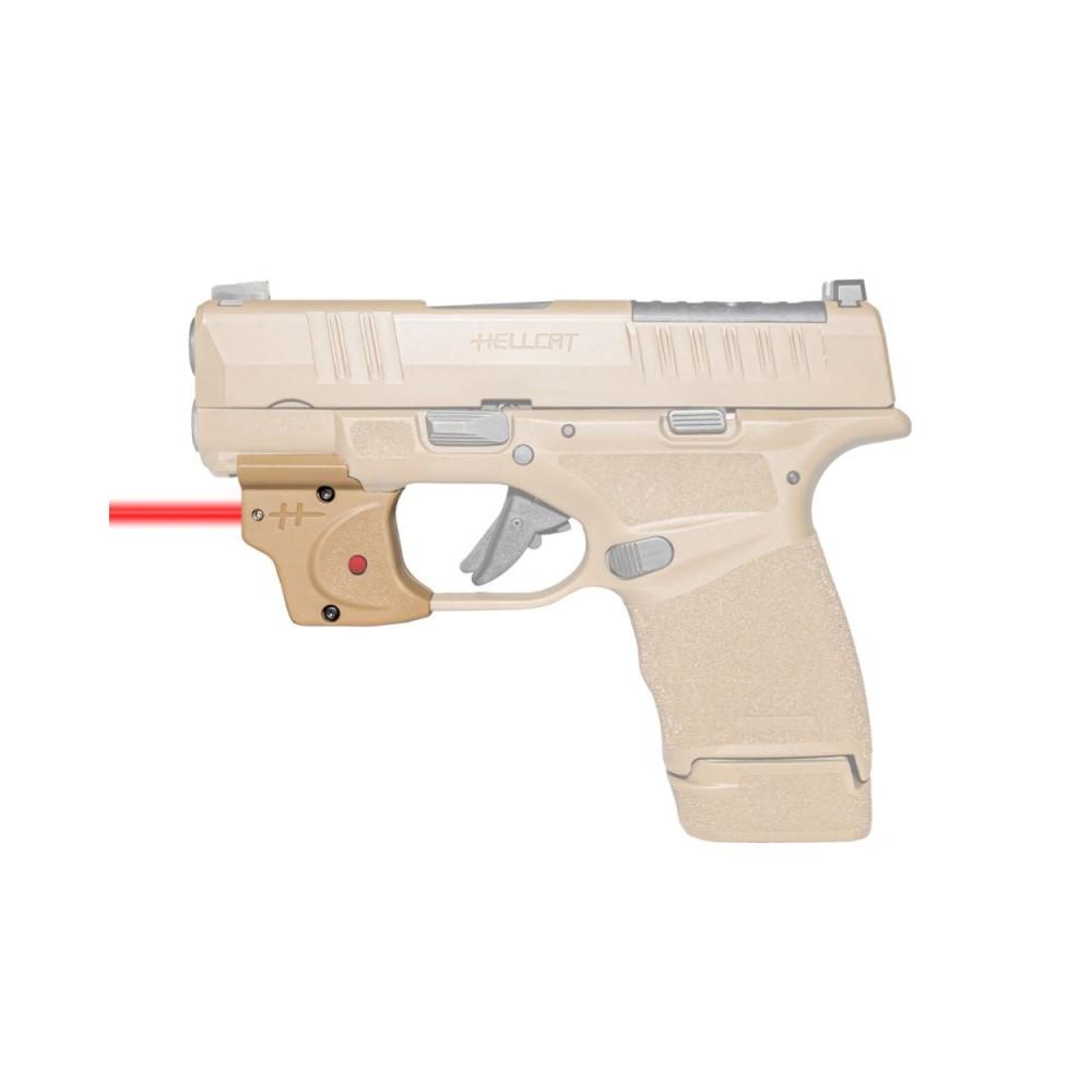 Viridian E Series Red Laser Sight for Springfield Hellcat FDE Retail Box Picture of Viridian Green Laser Viridian E Series Red Laser Hellcat FDE Retail Box