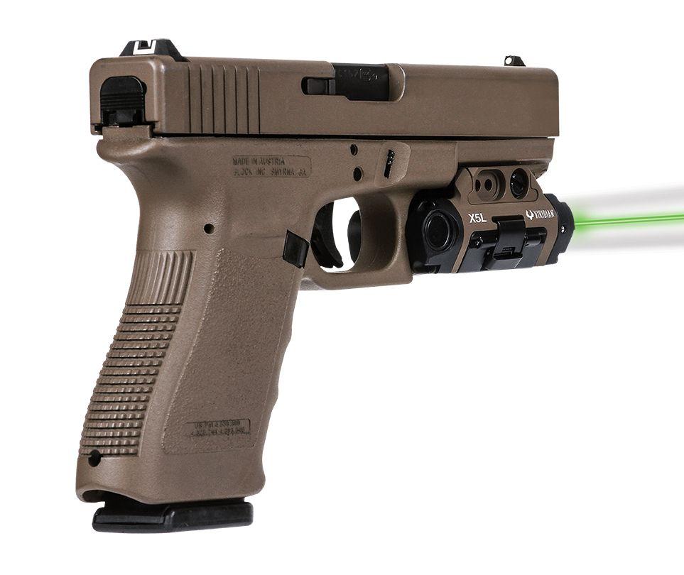 Viridian X5L-FDE Gen 3 Universal Mount Green Laser w/ Tactical Light MP Flat Dark Earth Picture of Viridian Green Laser Viridian X5L-FDE Gen 3 Universal Mount Green Laser w/ Tactical Light MP FDE