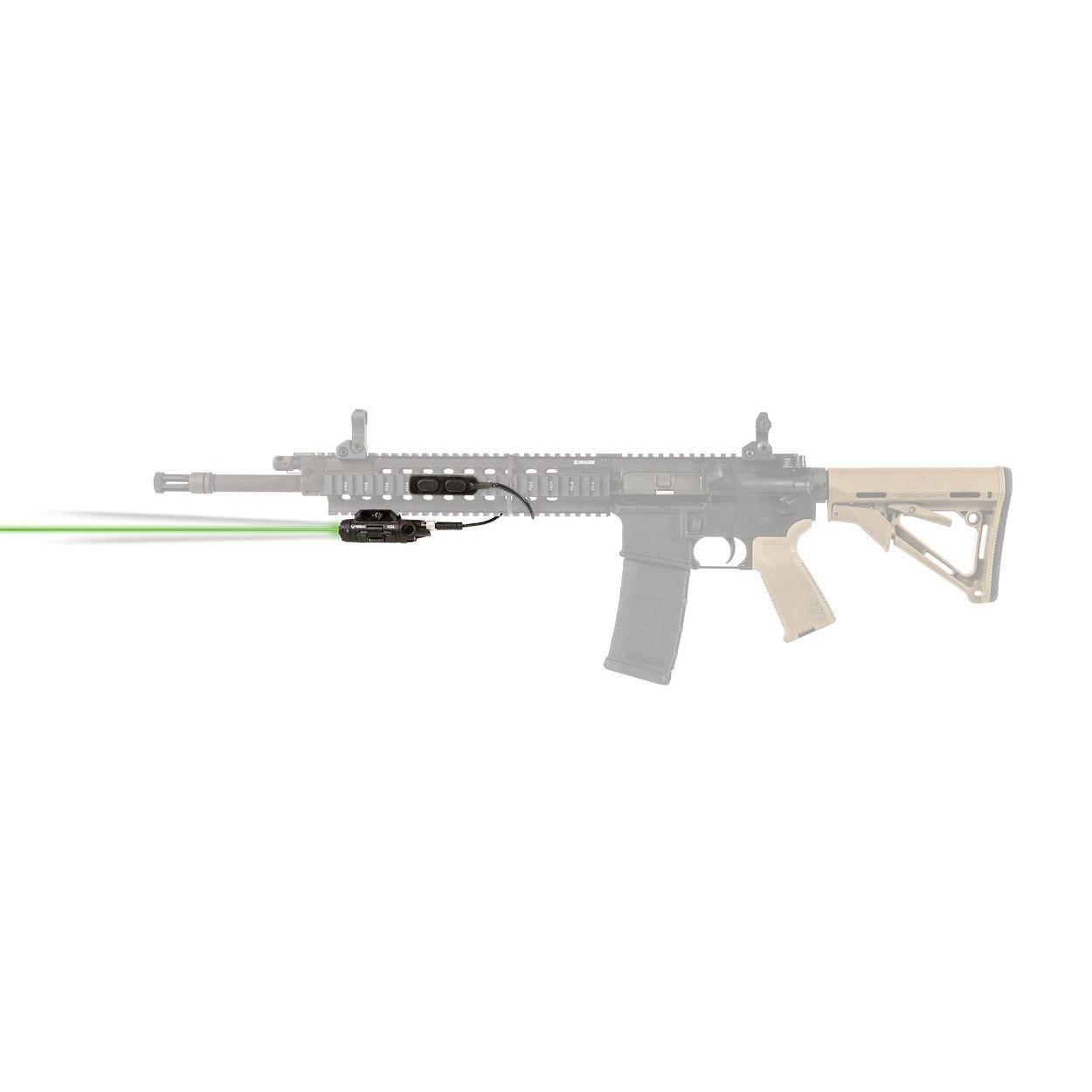 Viridian X5L-RS Gen 3 Green Laser Sight w/ Tactical Light for Rifles & Shotguns Black Picture of Viridian Green Laser Viridian X5L-RS Gen 3 Universal Mount Green Laser w/Tactical Light