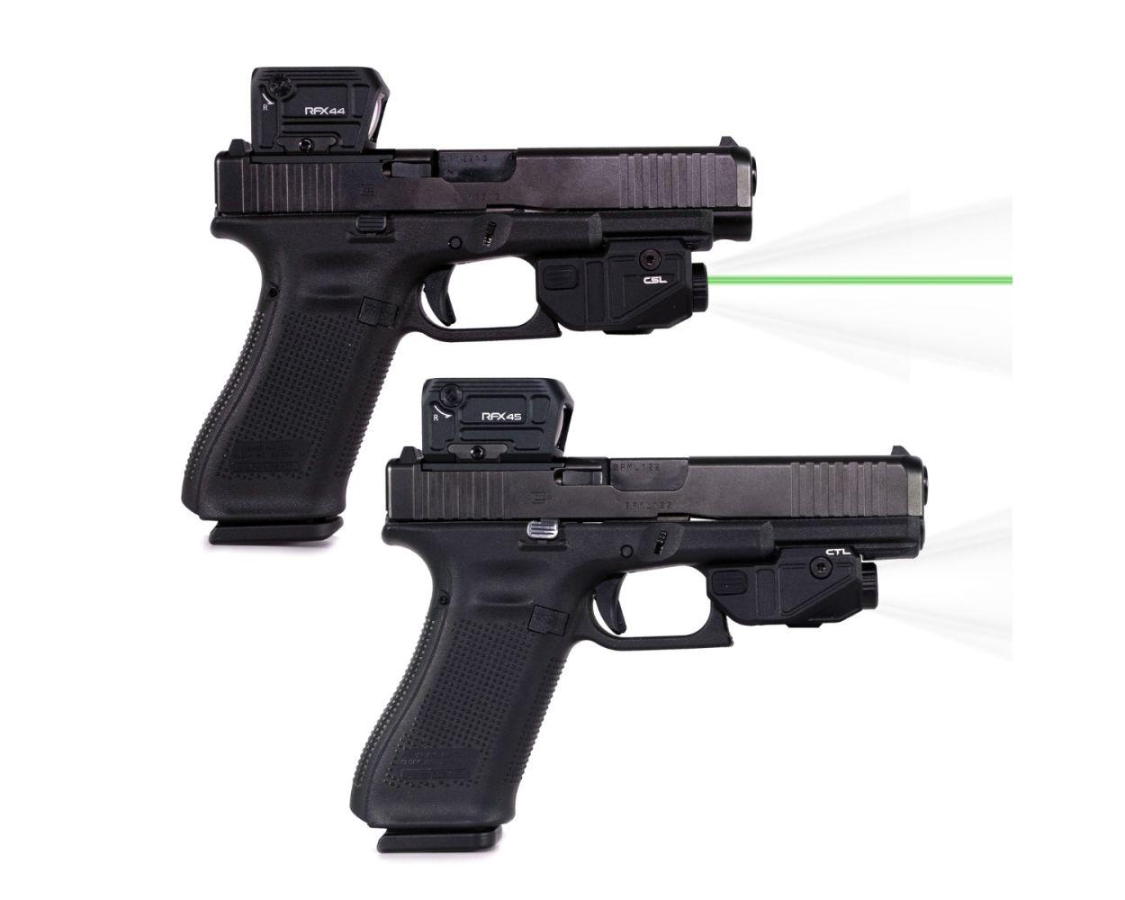 Viridian Custom C5L for Glock 17/19/22/23 Green Laser and 550 Lumen Tactical Light Picture of Viridian Green Laser Viridian Custom C5L for Glock 17/19/22/23 GRN Laser and 550 LUM Tact Light