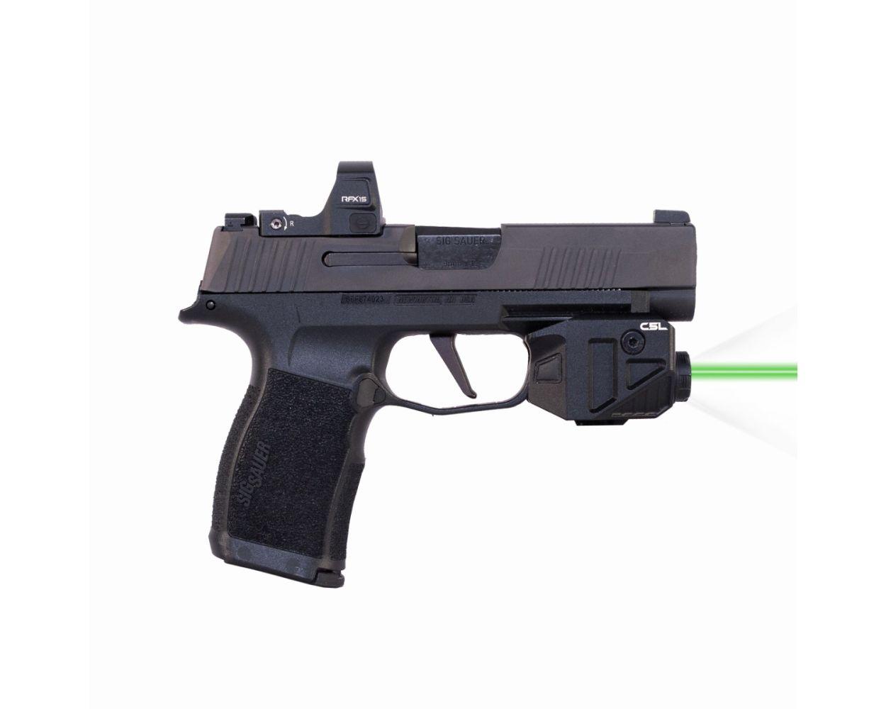 Viridian Custom C5L for Sig P365 GRN Laser and 550 Lumen Tactical Light w SAFECharge Picture of Viridian Green Laser Viridian Custom C5L for Sig P365 GRN Laser and 550 Lumen Tactical Light