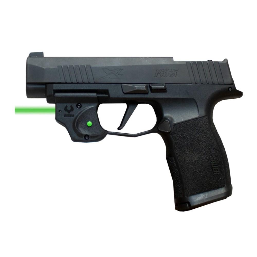 Viridian E Series Green Laser Black Sig P365 with Kydex IWB Holster Black RH Picture of Viridian Green Laser Viridian E Series Green Laser Black Sig P365 w/ Kydex Holster IWB RHH