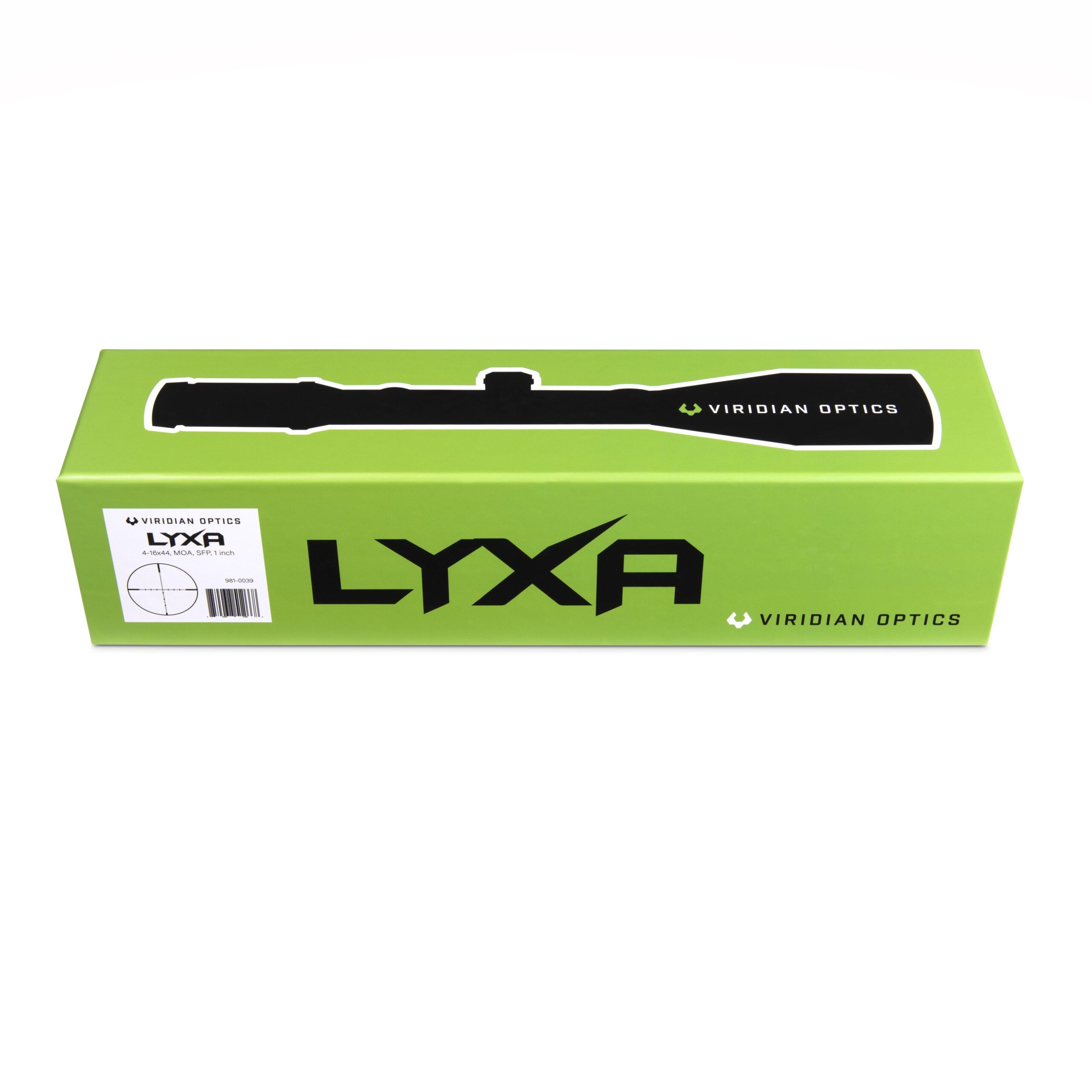 EXCLUSIVE Viridian LYXA Rifle Scope 3-12x44 1" SFP BDC MOA Non-Illum Black Picture of Viridian Green Laser Viridian LYXA 3-12X44mm SFP