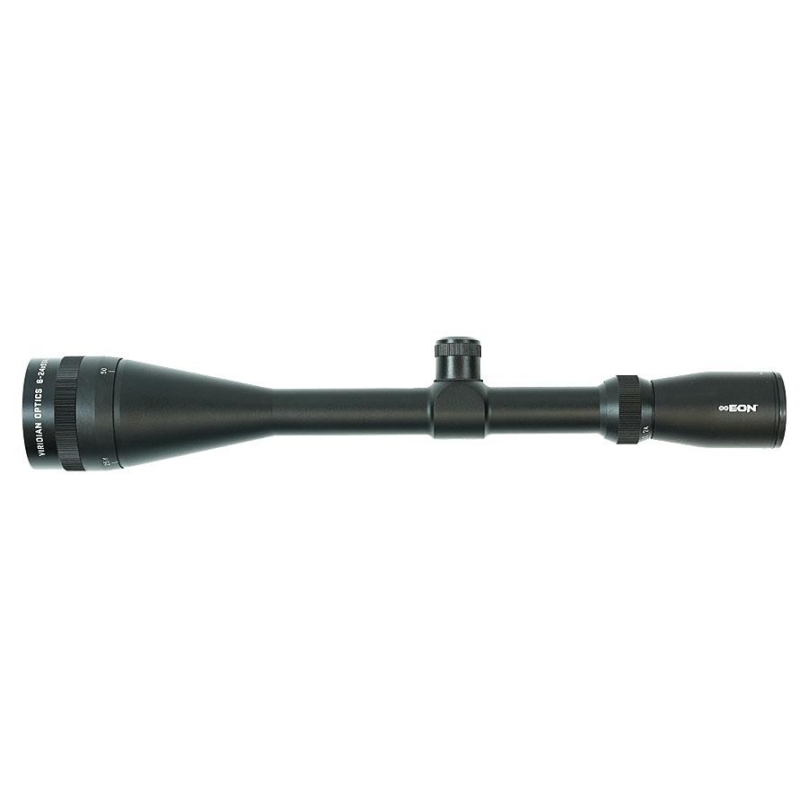 Viridian Rifle Scope 6-24x50 AO R6 Black Retail Box Picture of Viridian Green Laser Viridian 6-24x50 AO R6 Reticle Retail box