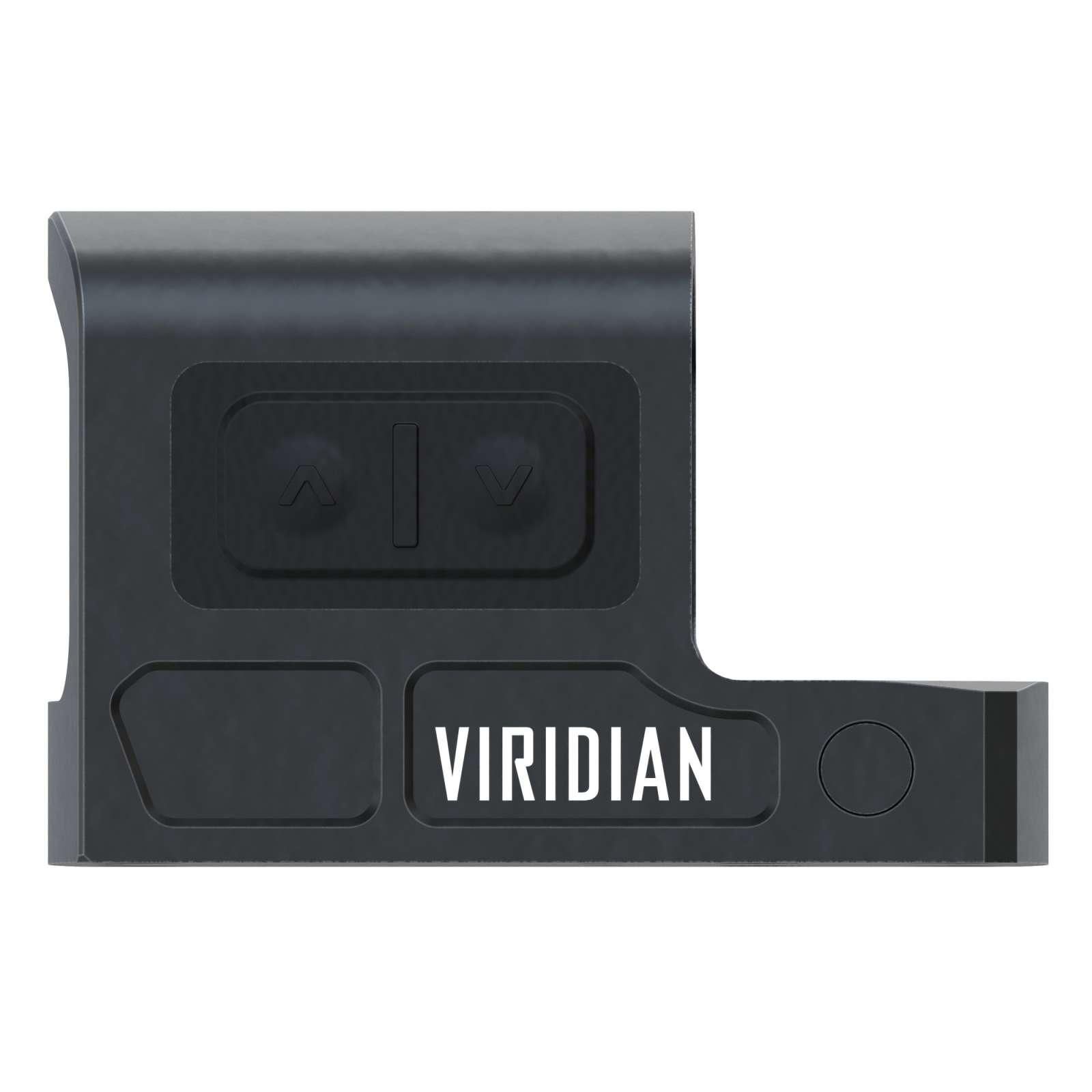 Viridian RFX42 Micro Closed Emitter Green Dot SHIELD Mount pattern Instant-ON 3.5 MOA Picture of Viridian Green Laser Viridian RFX42 Micro Closed Emit Grn Dot SHIELD Mount pttrn Inst-ON 3.5 MOA