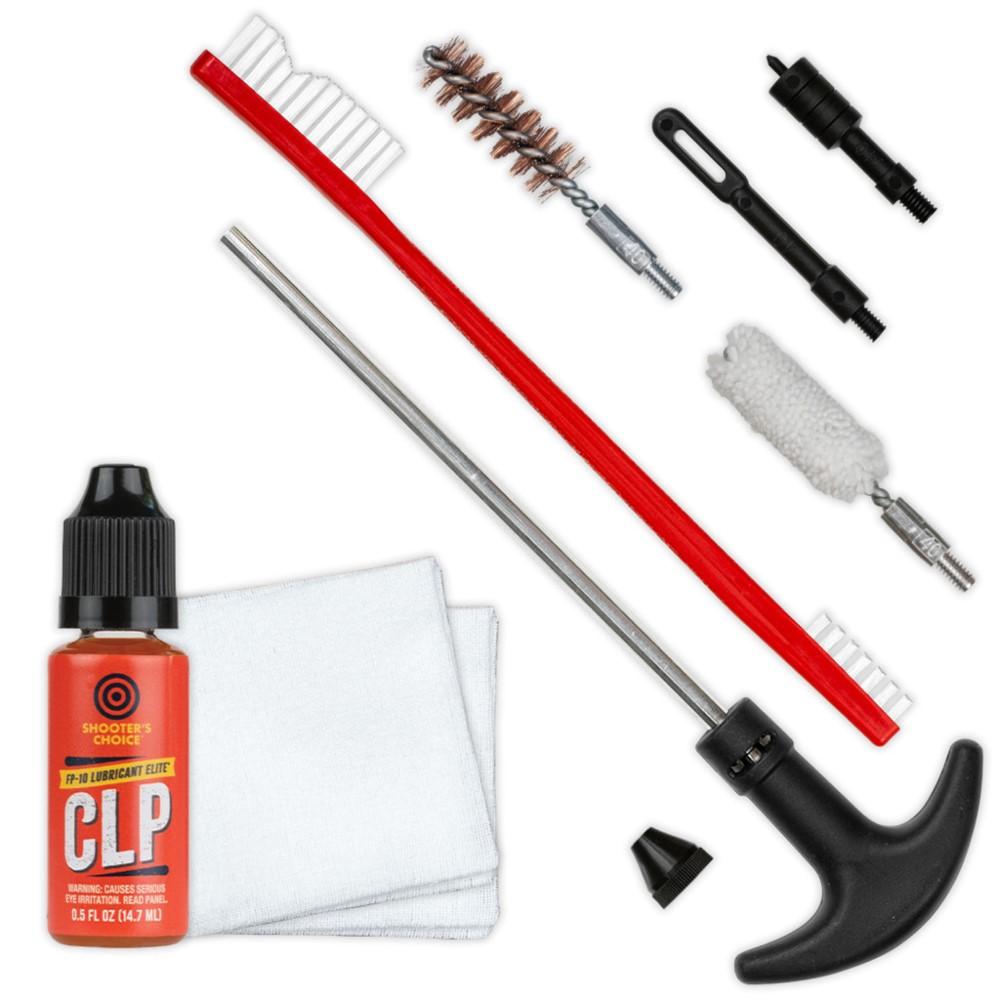 Shooters Choice .40 Cal Handgun Cleaning Kit with Aluminum Rod Picture of Shooters Choice LLC Shooters Choice .40 Cal Pistol Gun Rod Cleaning Kit (aluminum)