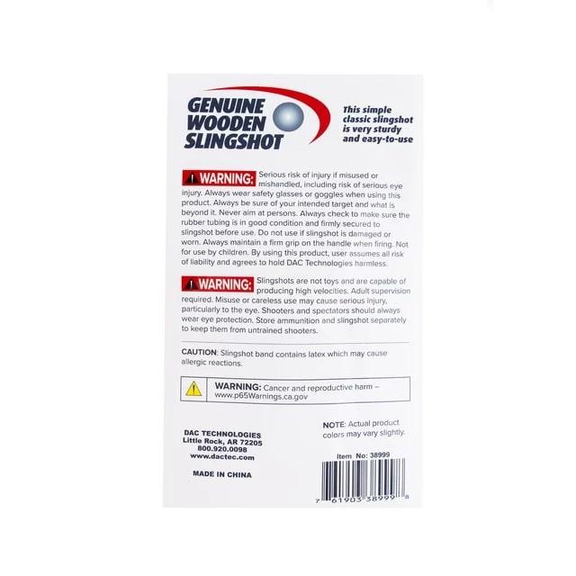 DAC Technologies Wooden Slingshot Picture of Dac Technologies DAC Wooden Slingshot