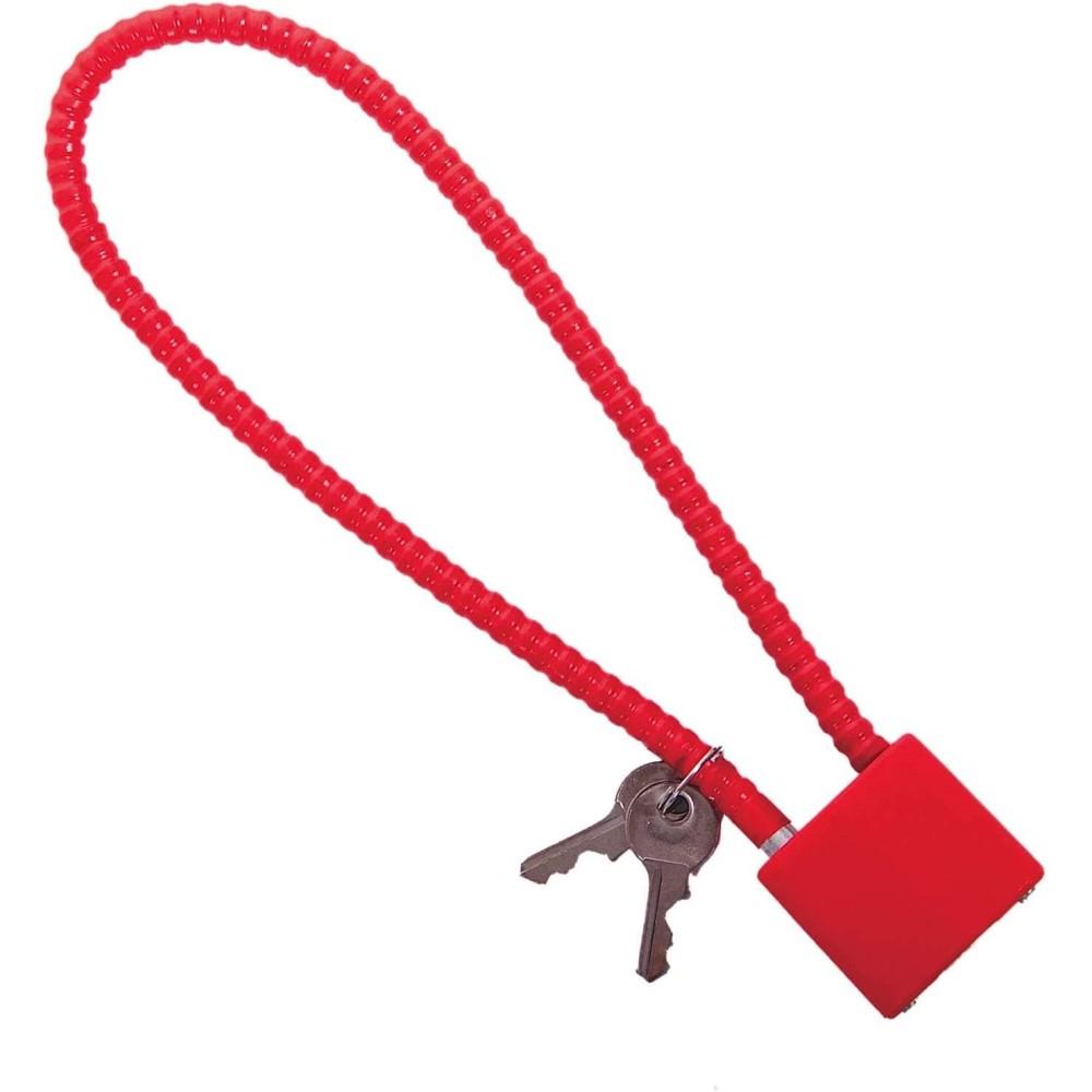 DAC Technologies 15" Cable Lock CA DOJ Approved Bulk Picture of Dac Technologies 15" CA DOJ Approved Cable Lock in Bulk