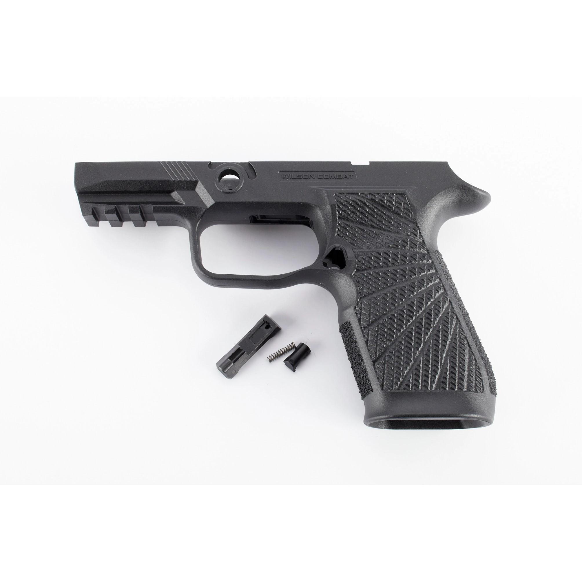 Wilson Combat Grip Module for Sig Sauer P320 Carry II No Manual Safety - Black Picture of Wilson Combat Wilson Combat Grip Module WCP320 Carry II No Manual Safety Black