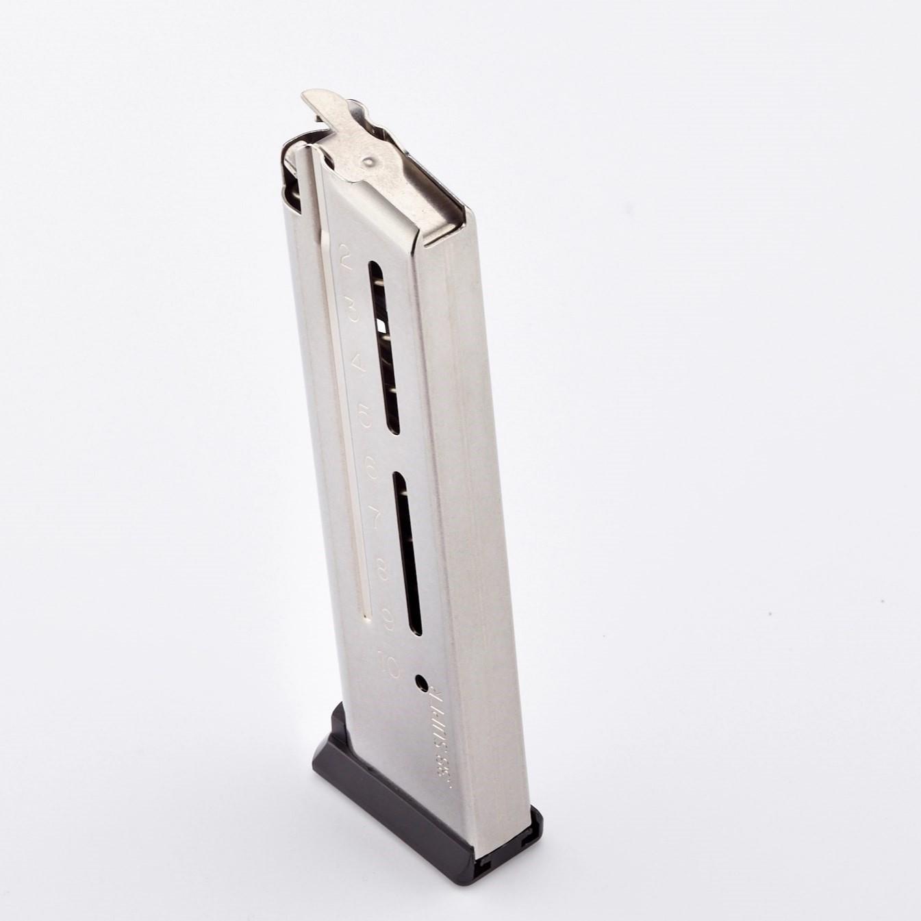 Wilson Combat 1911 Elite Tactical Handgun Magazine .38 Super 10/rd ETM Base Pad Mag Picture of Wilson Combat Wilson Combat .38 Sup 10 Rd Elite Tactical ETM Base Pad Mag