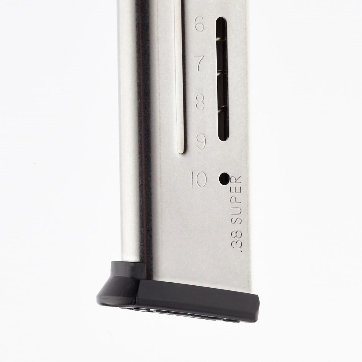 Wilson Combat 1911 Elite Tactical Handgun Magazine .38 Super 10/rd ETM Base Pad Mag Picture of Wilson Combat Wilson Combat .38 Sup 10 Rd Elite Tactical ETM Base Pad Mag