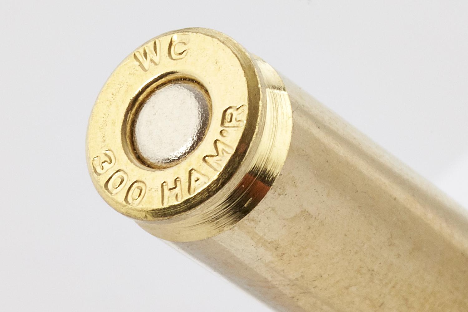 Wilson Combat Ammunition 300 HAM R | 135gr Speer HAM'R Bonded 2450 FPS - 18 in Barrel | 20/Box Picture of Wilson Combat 300 HAM R | 135gr Speer HAM'R Bonded 2450 FPS - 18in Barrel | 20/Box