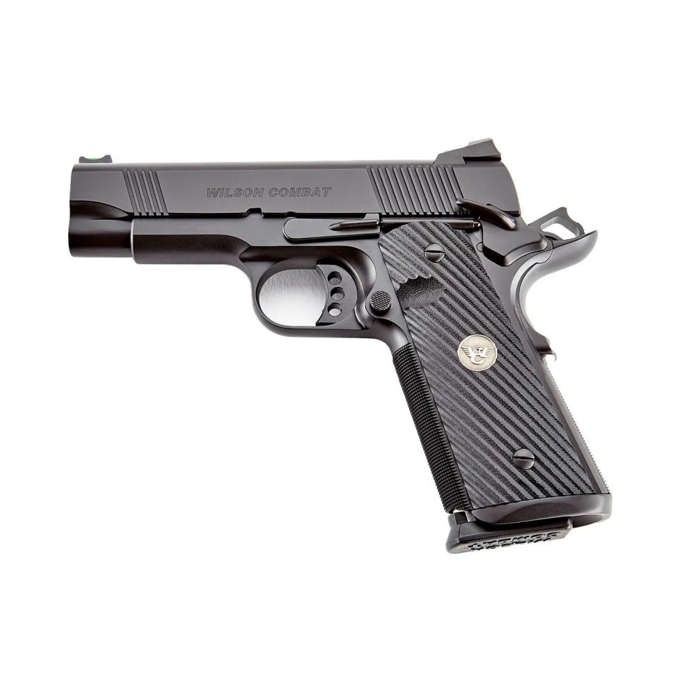 Wilson Combat CQB Elite Professional Handgun .45 ACP 8rd Magazines (2) 4" Barrel Black Armor-Tuff Picture of Wilson Combat CQB Elite Professional 4in 45ACP Black Armor Ruff (2) 8rd Mag
