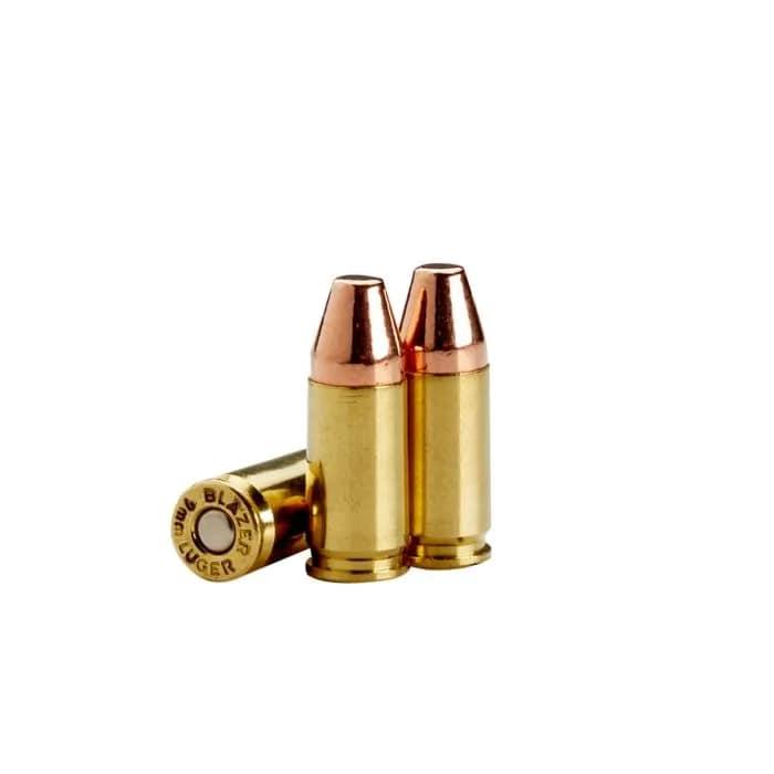 Wilson Combat  Remanufactured w/Berry HBFN Handgun Ammunition 9mm Luger 135gr FMJ 950 fps 400/ct (Bulk) Picture of Wilson Combat Wilson Combat 9MM REMANUFACTURED 135GR BERRY HBFN 400 BULK