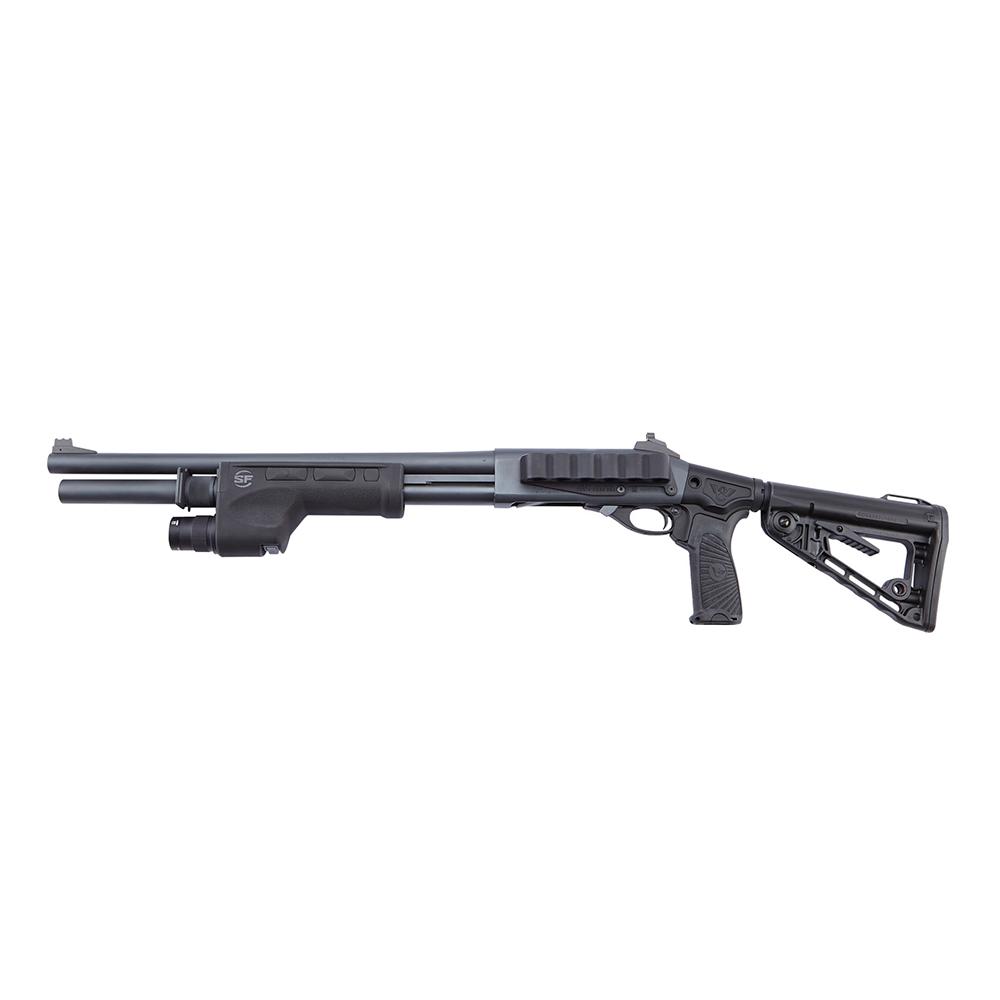 Wilson Combat CQB Shotgun 12 ga 3" Chamber 6rd Capacity 18.5" Barrel Black Armor-Tuff Picture of Wilson Combat CQB Model 18 1/2in 12 ga. Super-Stoc Black Armor-Tuff