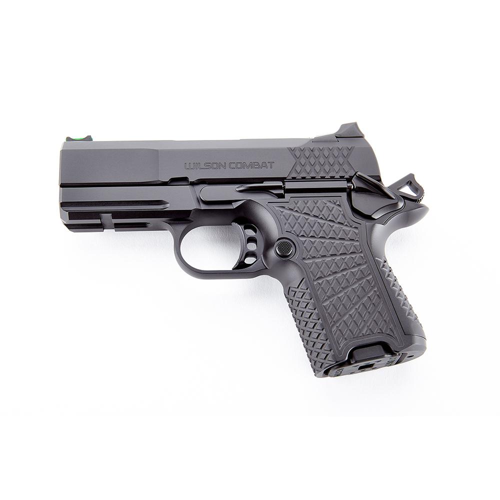 Wilson Combat SFX9 Double-Stack Sub-Compact Handgun 9mm Luger 10rd Magazines (2) 3.25" Barrel Black Lightrail Frame Picture of Wilson Combat Wilson Combat SFX9 X-Tac Lightrail 3.25" Blk 9mm 1-10rd/1-15rd Mag