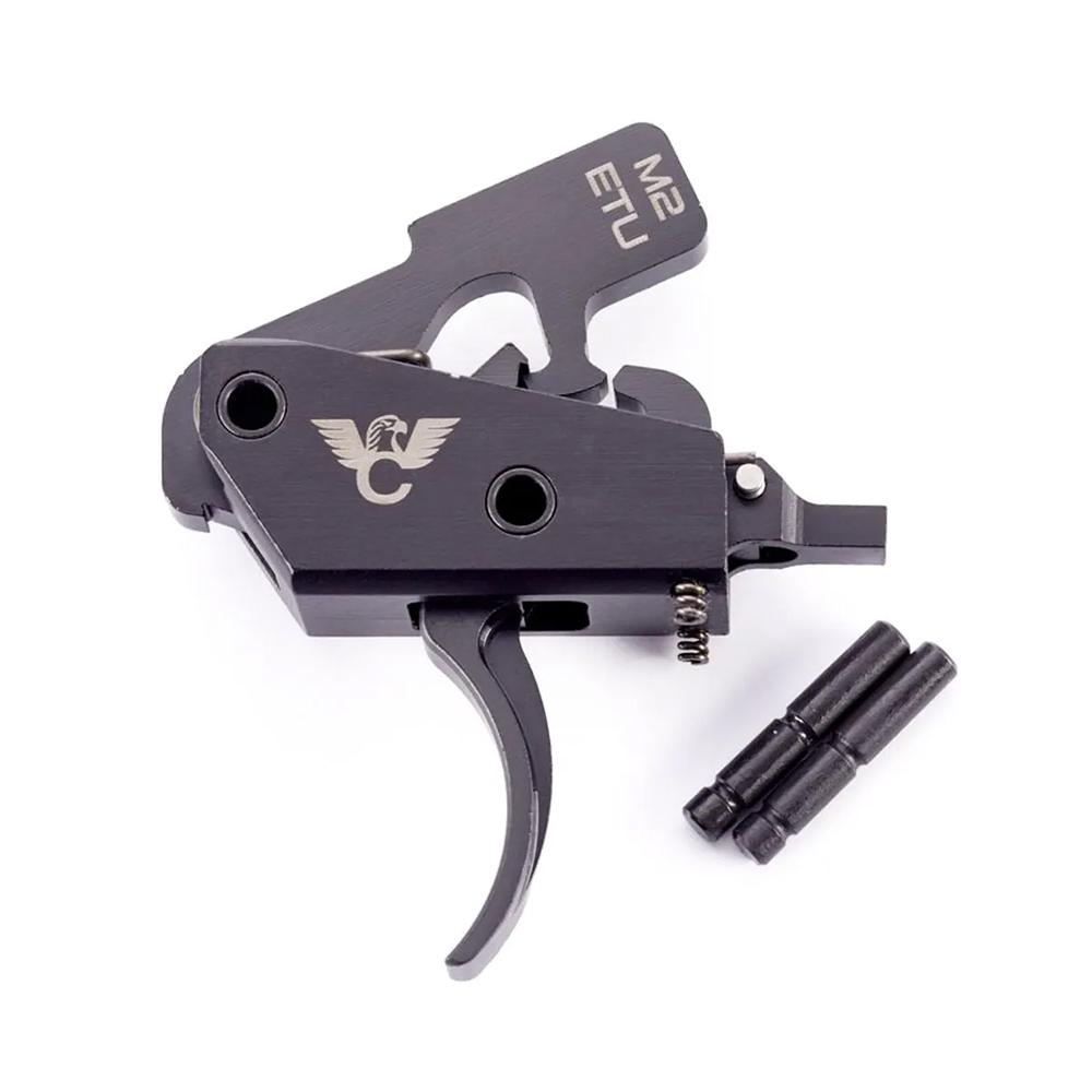 Wilson Combat AR Enhanced Trigger Unit Two Stage 4-4.5 lb Curved Black Picture of Wilson Combat Wilson Combat Enhanced Trigger Unit Two-Stage DLC Finish 4 - 4 1/2 LB.