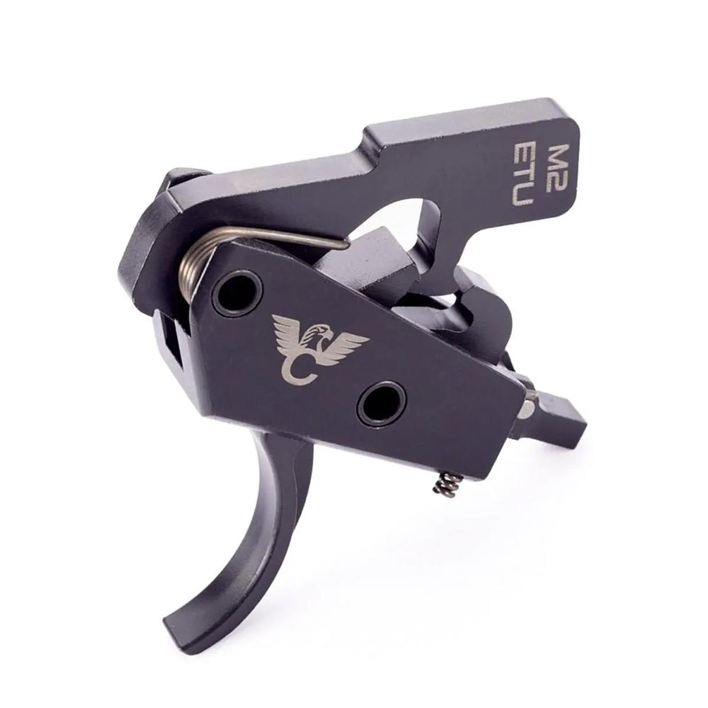 Wilson Combat AR Enhanced Trigger Unit Two Stage 4-4.5 lb Curved Black Picture of Wilson Combat Wilson Combat Enhanced Trigger Unit Two-Stage DLC Finish 4 - 4 1/2 LB.