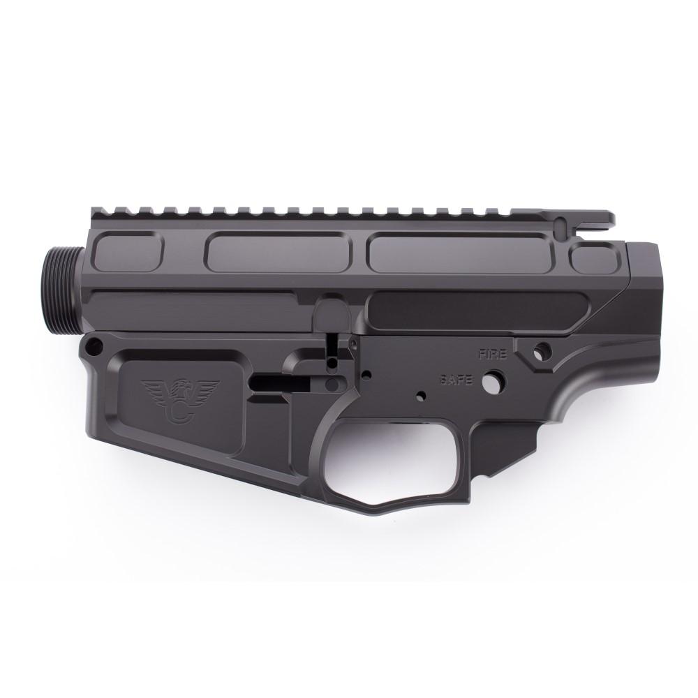 Wilson Combat AR-10 Receiver Set Lower/Upper Matched Set Billet with Lightweight Upper Black Picture of Wilson Combat AR10 Receiver Set Lower/Upper Matched Set Billet w/ Lightweight Upper