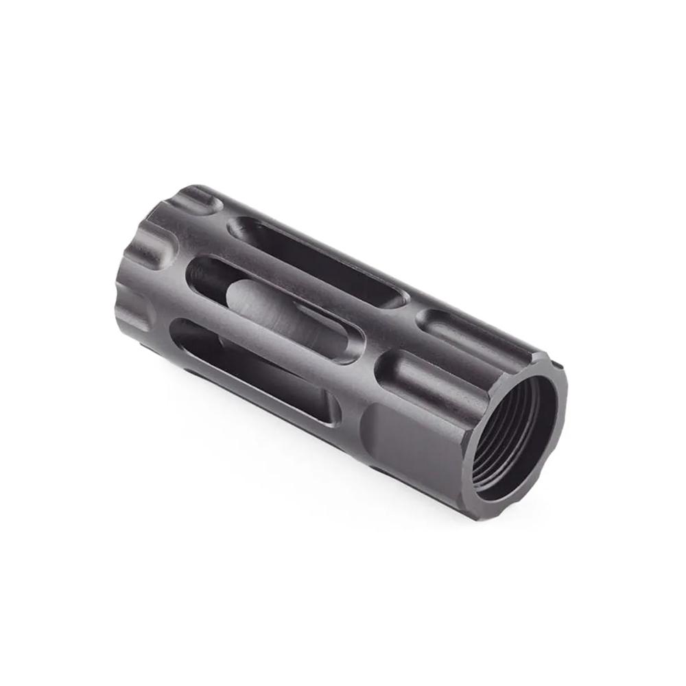 Wilson Combat Q-Comp Muzzle Brake 5.56 NATO 1/2x28 Thread Black Picture of Wilson Combat Wilson Combat MUZZLE BRAKE Q-COMP 5.56 NATO 1/2''x28 BLACK