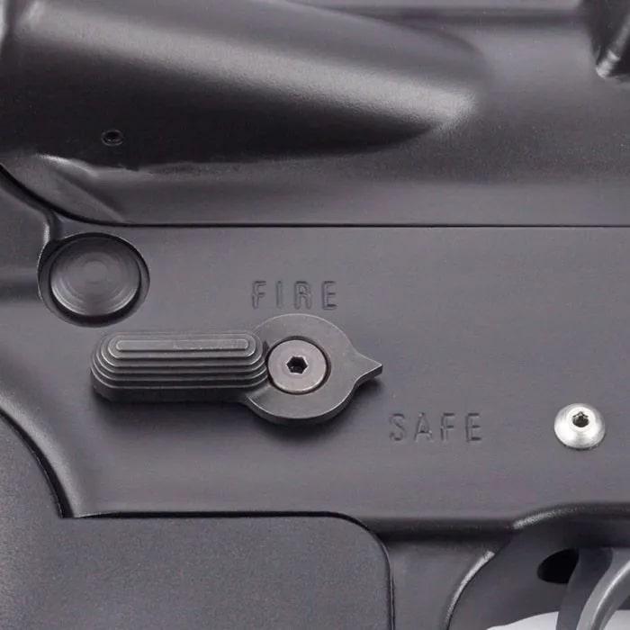 Wilson Combat Ambidextrous AR Safety Selector Multi Caliber - Black Picture of Wilson Combat Wilson Combat SAFETY SELECTOR AR PLATFORM AMBIDEXTROUS MULTI CAL BLACK