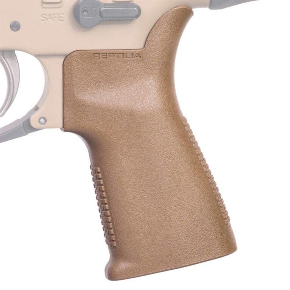 Reptilia CQG AR-15 Pistol Grip Black FDE Picture of Reptilia Reptilia CQG Pistol Grip - Flat Dark Earth