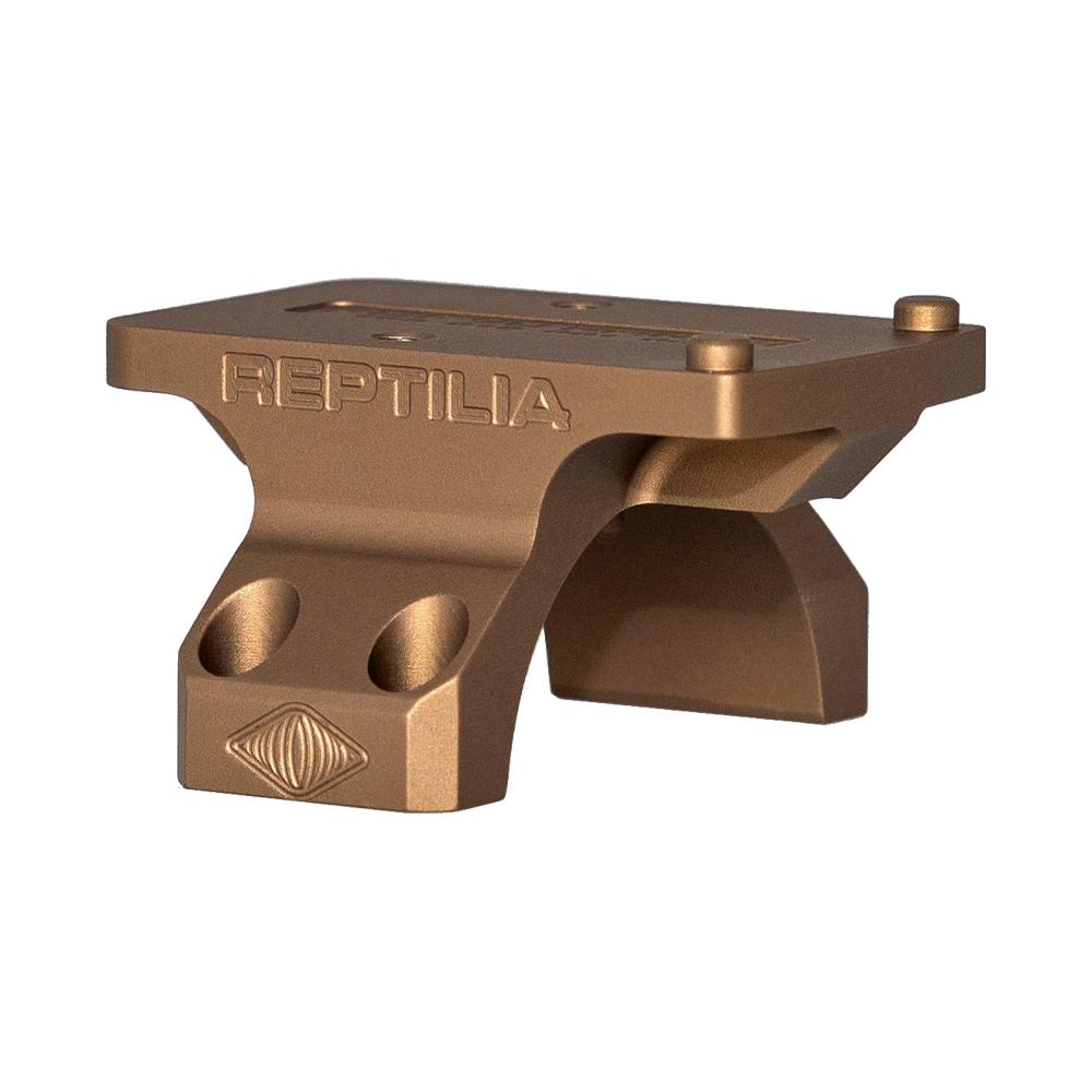 Reptilia ROF-90 Red Dot Mount for Trijicon RMR & SRO 34mm FDE Picture of Reptilia Reptilia ROF-90 for Geissele 34mm Super Precision Mount & Trijicon RMR FDE