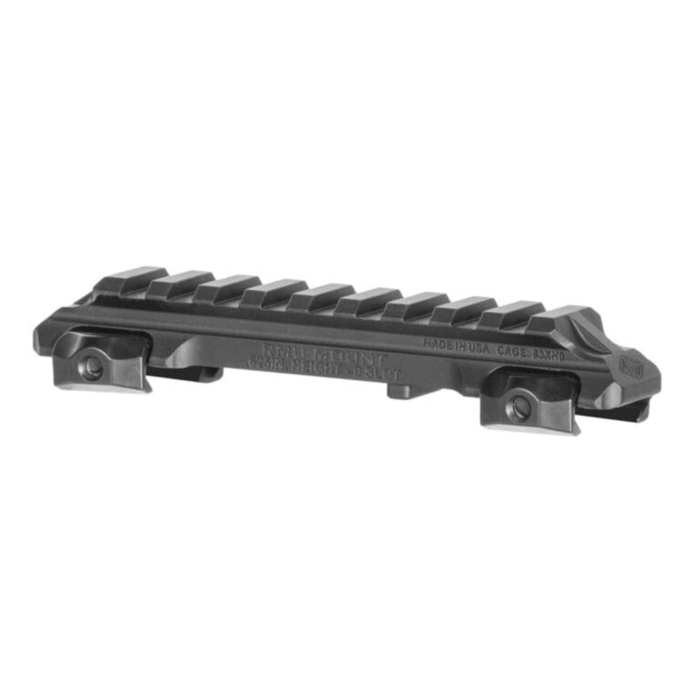 Reptilia RMU Mount 9 Slot .625" Black Picture of Reptilia Reptilia RMU MOUNT - 0.625 IN HEIGHT - 9 SLOT