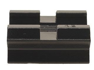 Weaver Standard Top Mount Aluminum Scope Base - Gloss Black - #42 - FRONT Mossberg Remington