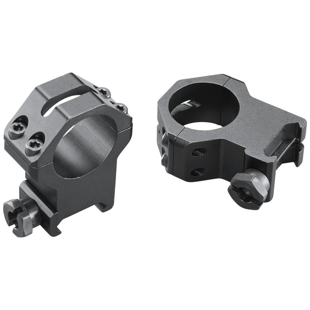 Weaver 4-Hole Skeleton Aluminum Scope Rings 1" XX-High Matte