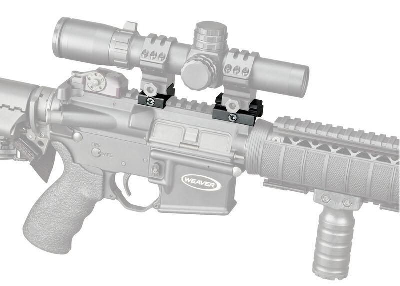 Weaver 2-Piece Picatinny Riser Set (Clamshell pkg) Picture of Weaver Picatinny Riser Set Clam