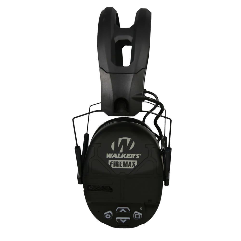 Walker's Firemax Bluetooth Electronic Ear Muffs 23dB Black Picture of Walkers Game Ear WALKERS FIREMAX BT BLUETOOTH MUFF