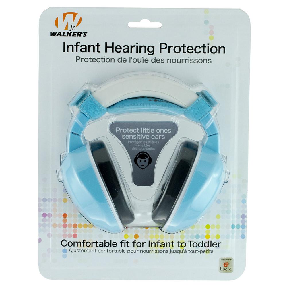 Walker's Infant to Toddler Passive Ear Muffs 20dB Baby Blue Picture of Walkers Game Ear WALKER'S INFANT TO TODDLER PASSIVE MUFF - BABY BLUE