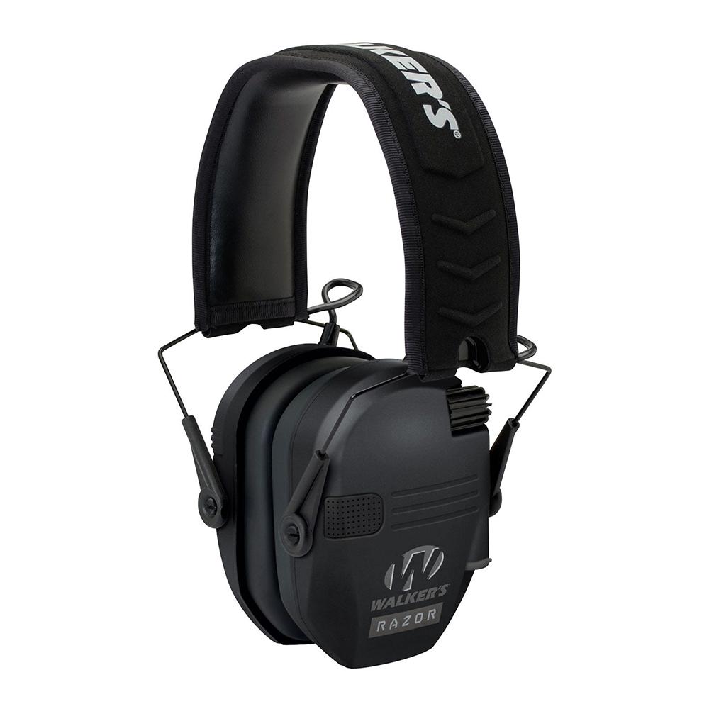 Walker's Game Razor Slim Shooter Folding Ear Muffs 23dB Black