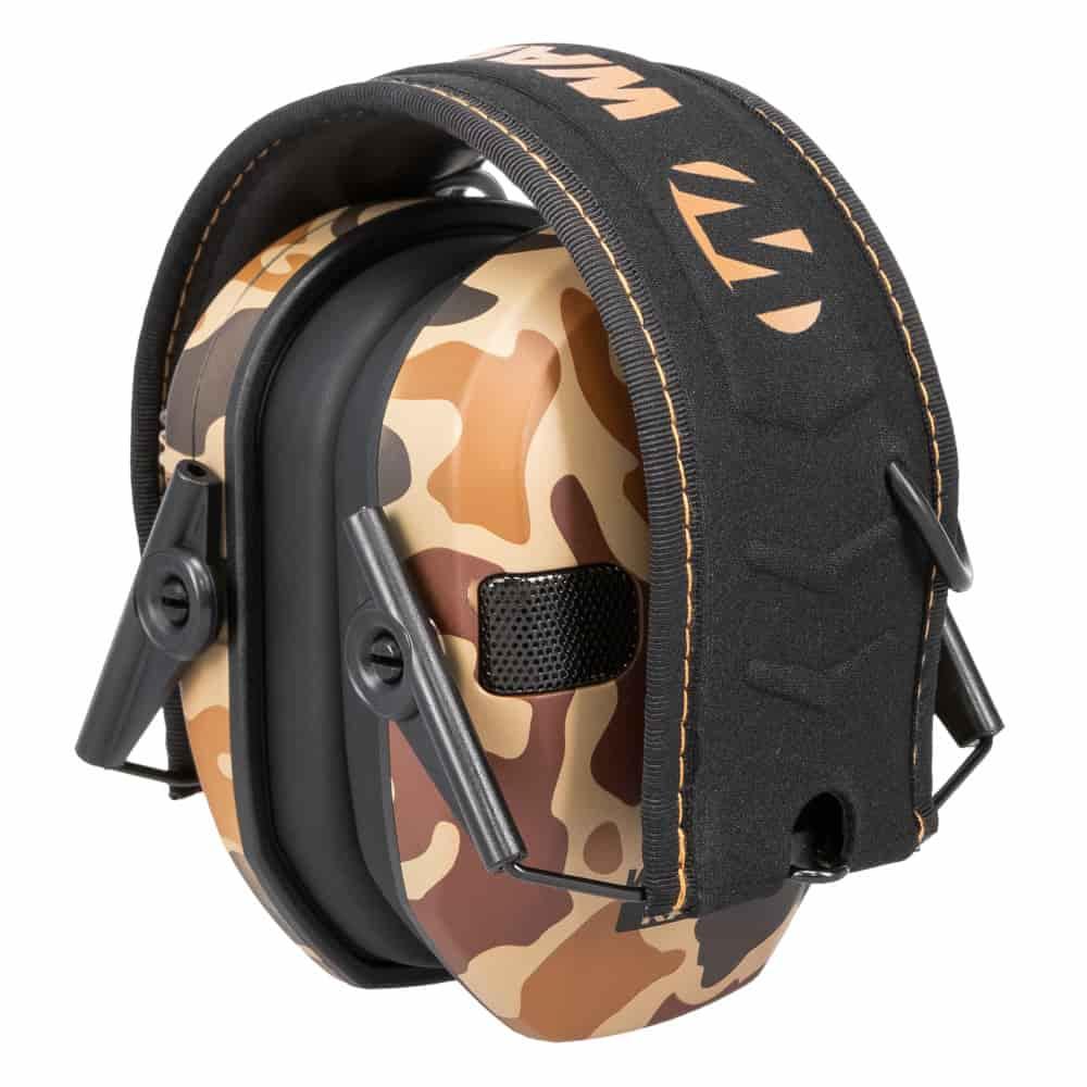 Walker's Razor Slim Electronic Ear Muffs - Duck Camo 23db Picture of Walkers Game Ear WALKER'S RAZOR SLIM ELECTRONIC MUFF DUCK CAMO