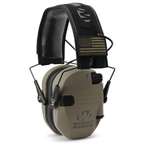 Walker's Razor Patriot Series Razor Slim Electronic Muff 23 NRR FDE American Flag Picture of Walkers Game Ear RAZOR SLIM ELECTRONIC MUFF FDE PATRIOT AMERICAN FLAG