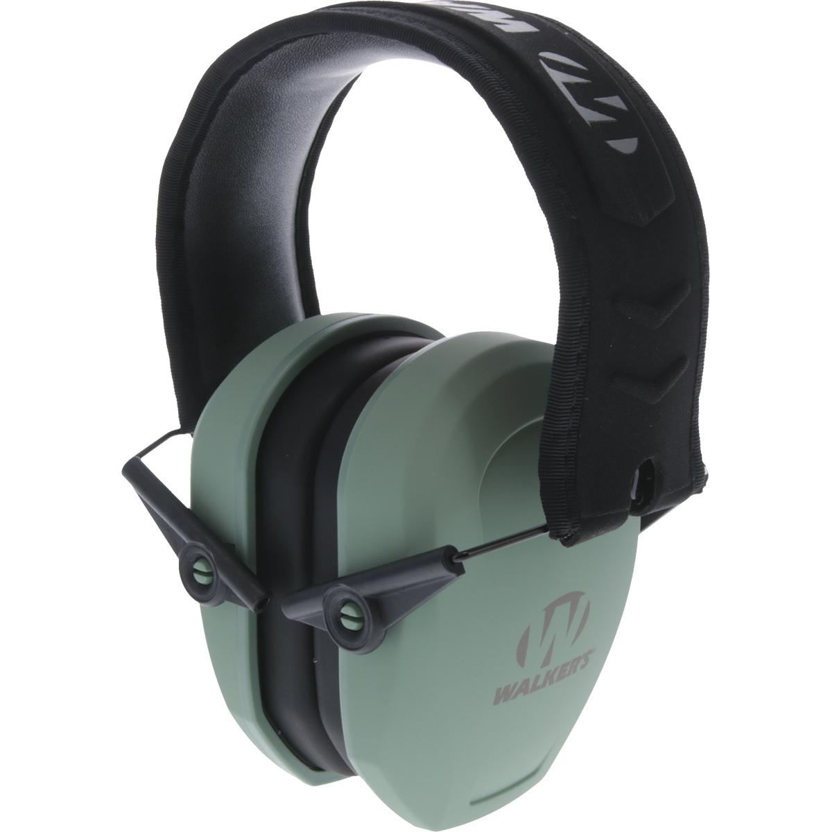 Walker's Razor Passive Muff- Sage Green 27 NRR Picture of Walkers Game Ear Walker's Razor Passive Sage Green FDE Logo