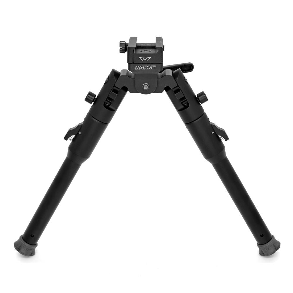 Warne Skyline Lite Bipod with Fixed Picatinny Rail Interface Black