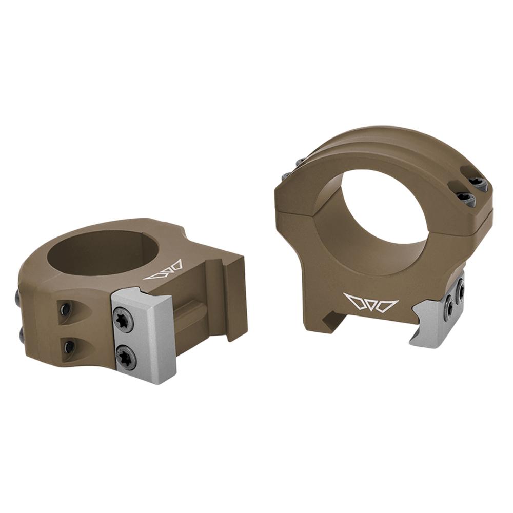 Warne HyperLite 1 inch Medium Dark Earth Scope Rings Picture of Warne Manufacturing Company HyperLite 1 inch Medium Dark Earth Rings