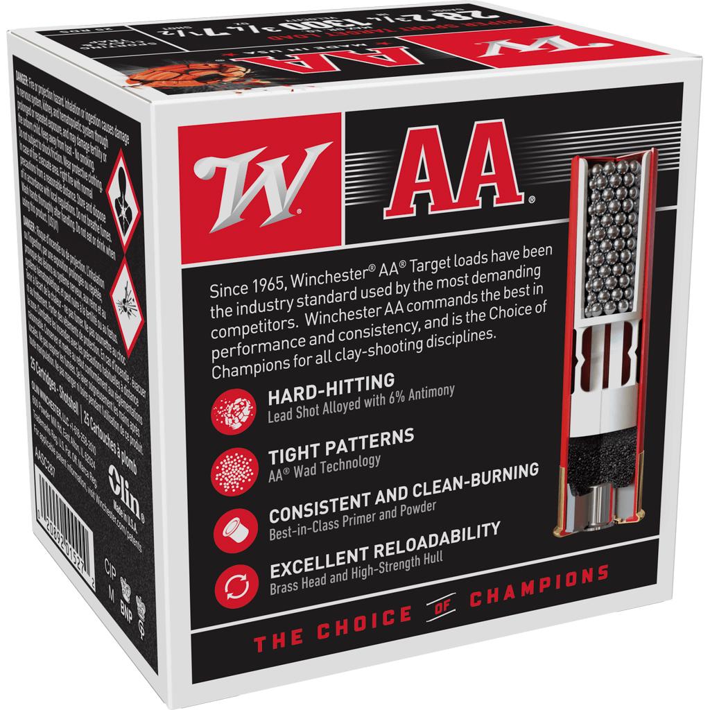 Winchester AA Super Sport 28 ga 2-3/4" MAX 3/4 oz #7.5 1300 fps - 25/ct Picture of Winchester Ammunition AA 28GA 2-3/4" 3/4oz #7.5 1300FPS 25/RD