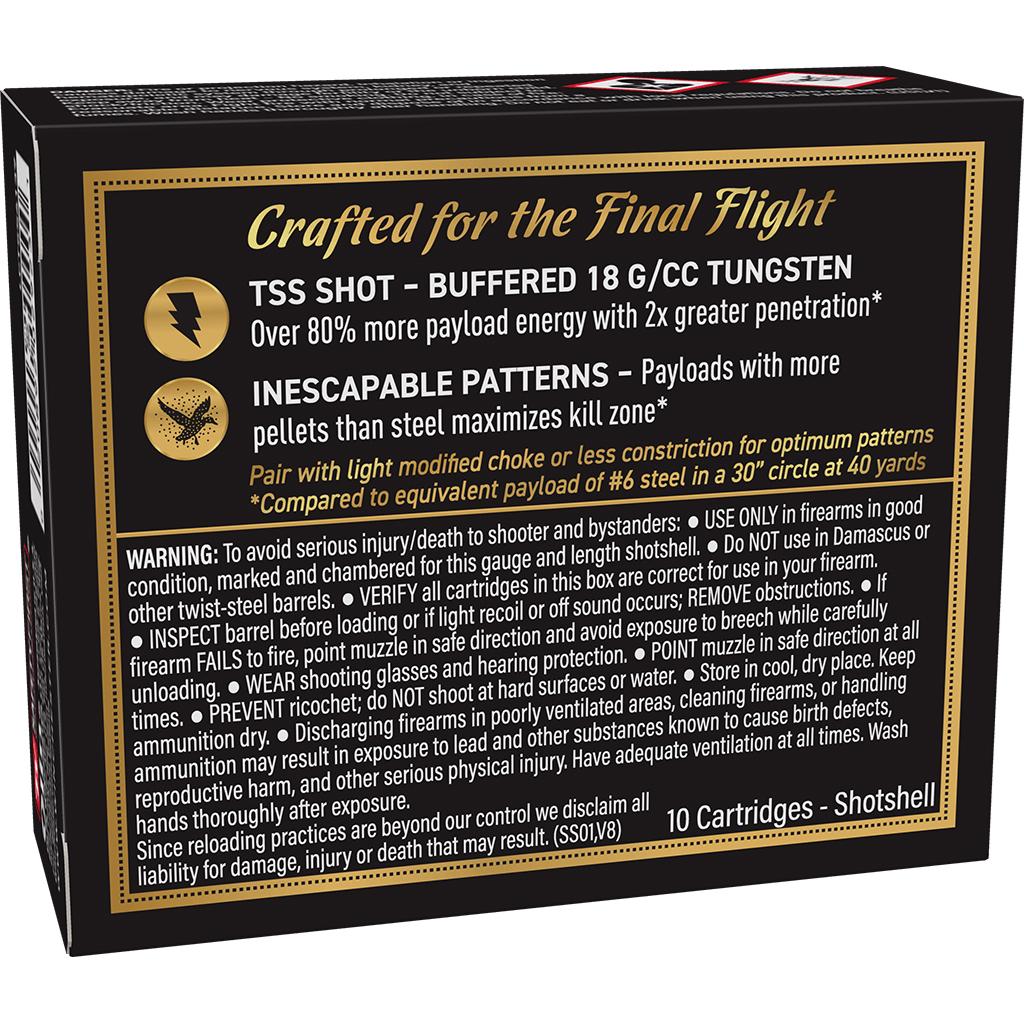 Winchester Last Call Waterfowl TSS Shotshells 410ga 3" 1/2oz 1350fps #9 10/ct Picture of Winchester Ammunition Last Call 410 GA 3" #9 WATERFOWL TSS 1/2 OZ 1350 FPS 10/RD