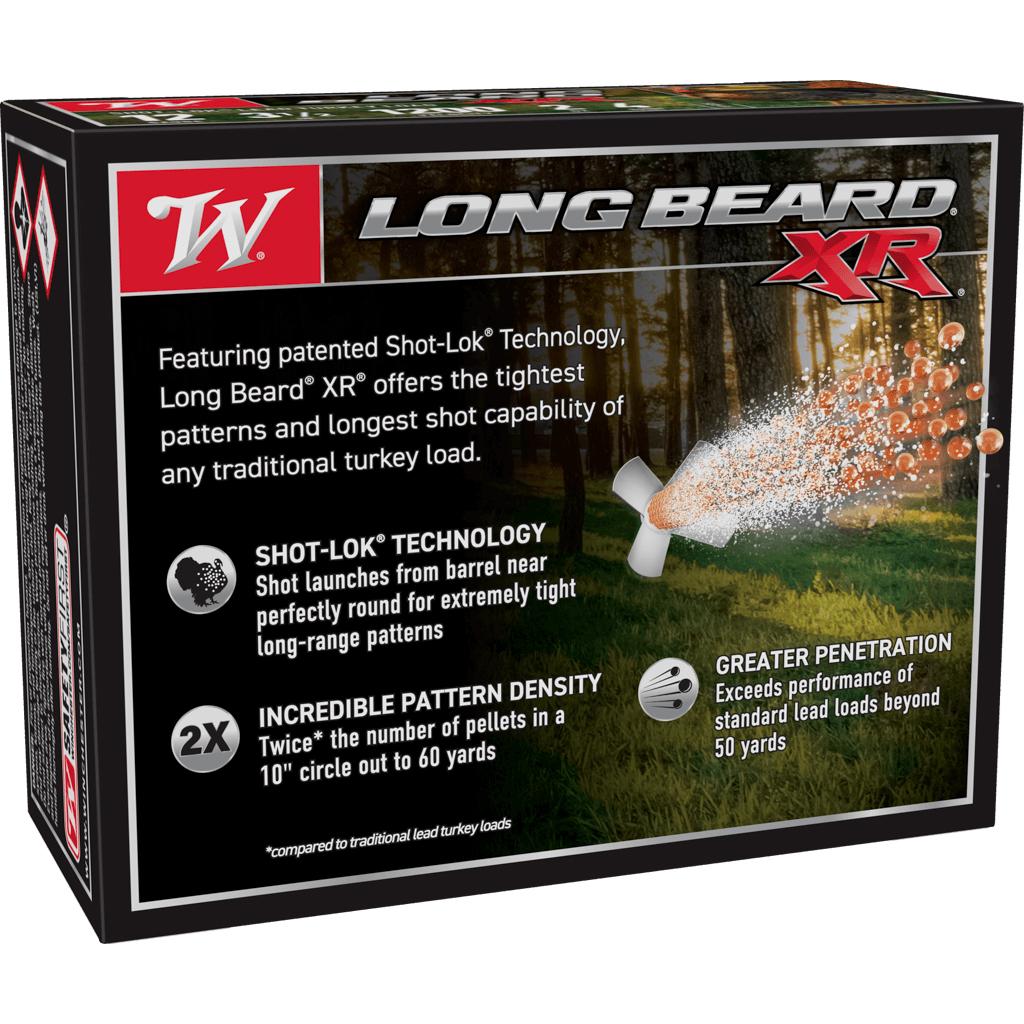 Winchester Long Beard XR Shotshells 12 ga 3-1/2" 2 oz 1200 fps #4 10/ct Picture of Winchester Ammunition LONG BEARD 12GA 3.5" 2OZ #4